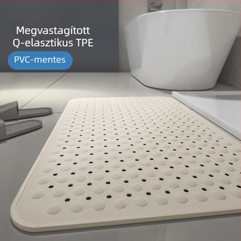 Csúszásmentes szilikon fürdőszobai szőnyeg zuhanyzóhoz, terhes nők és idősek számára