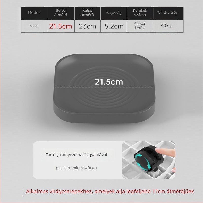 PP anyagú tálca tartó, padlón álló, otthoni kertészkedés, injekciós öntés műanyag (Típus: Tálca/tartó; Anyag: PP; Használat: Padlón álló; Alkalmazás: Otthoni kertészkedés; Gyártás: Injection molding)