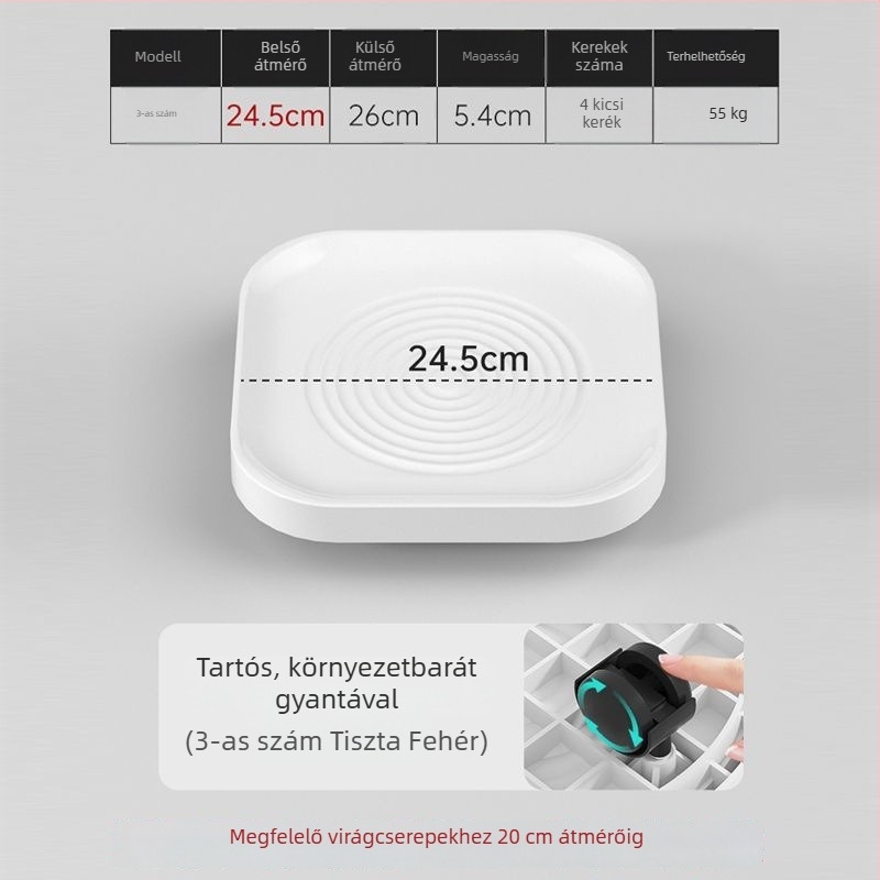 PP anyagú tálca tartó, padlón álló, otthoni kertészkedés, injekciós öntés műanyag (Típus: Tálca/tartó; Anyag: PP; Használat: Padlón álló; Alkalmazás: Otthoni kertészkedés; Gyártás: Injection molding)