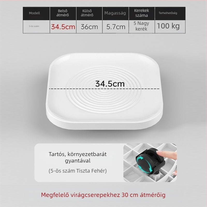 PP anyagú tálca tartó, padlón álló, otthoni kertészkedés, injekciós öntés műanyag (Típus: Tálca/tartó; Anyag: PP; Használat: Padlón álló; Alkalmazás: Otthoni kertészkedés; Gyártás: Injection molding)