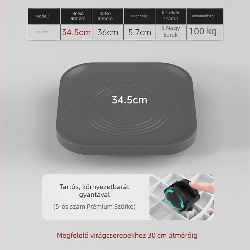 PP anyagú tálca tartó, padlón álló, otthoni kertészkedés, injekciós öntés műanyag (Típus: Tálca/tartó; Anyag: PP; Használat: Padlón álló; Alkalmazás: Otthoni kertészkedés; Gyártás: Injection molding)