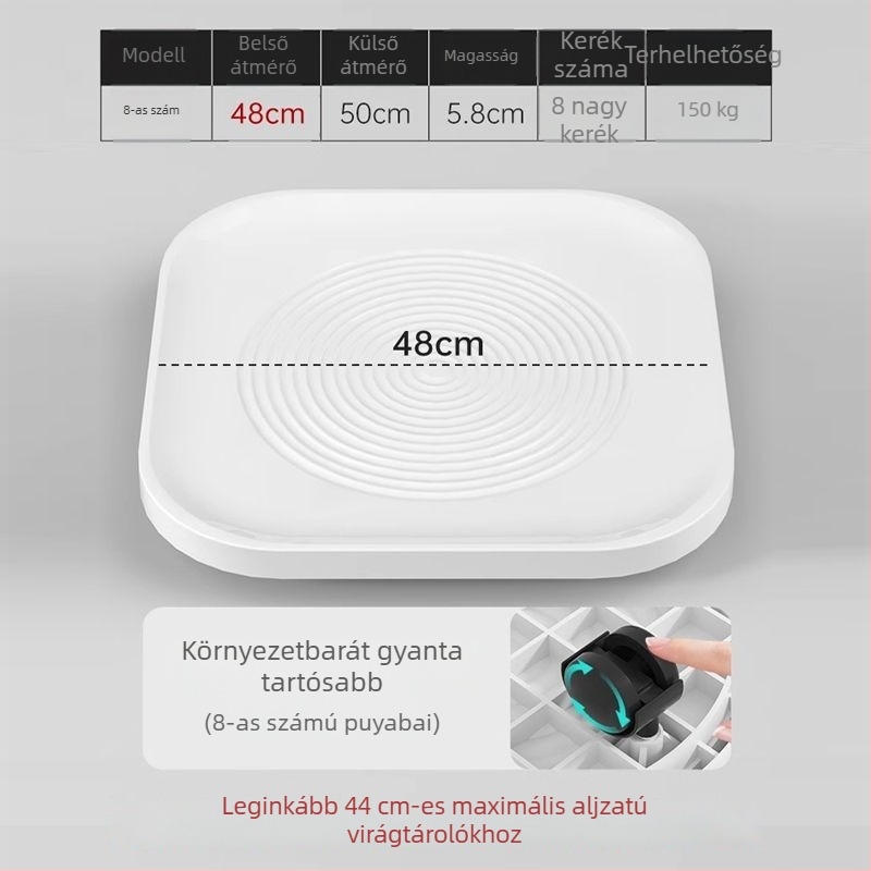 PP anyagú tálca tartó, padlón álló, otthoni kertészkedés, injekciós öntés műanyag (Típus: Tálca/tartó; Anyag: PP; Használat: Padlón álló; Alkalmazás: Otthoni kertészkedés; Gyártás: Injection molding)