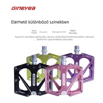 MTB pedálok, szélesített alumínium‑ötvözetű, csúszásmentes, Modell K–m9, MTB, downhill és XC, testreszabható