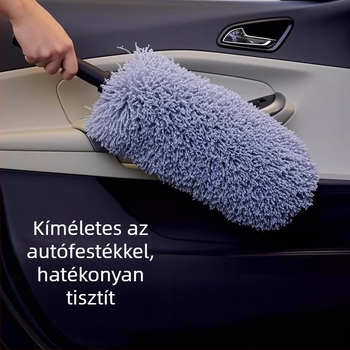 Körkörös mikroszálas autópor tisztító fej, kihajtható wax mop, autómosó sörtés keféje, kör mop