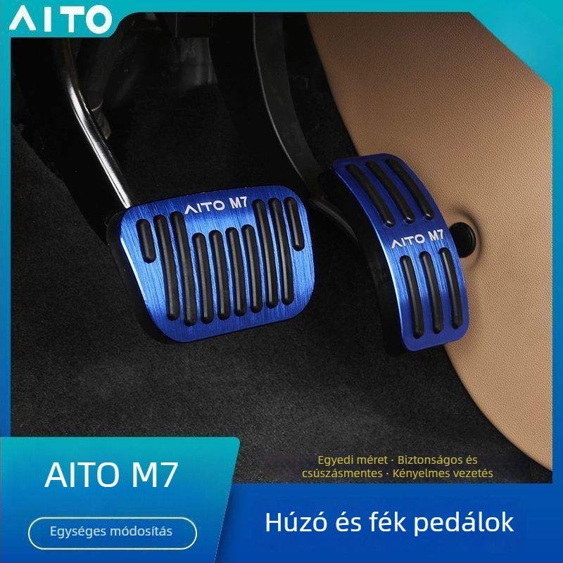 Alumíniumötvözet pedálkészlet gáz- és fékpedálhoz automata váltóhoz, 2022-es modell