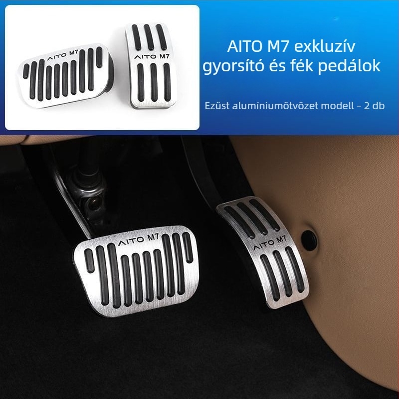 Alumíniumötvözet pedálkészlet gáz- és fékpedálhoz automata váltóhoz, 2022-es modell