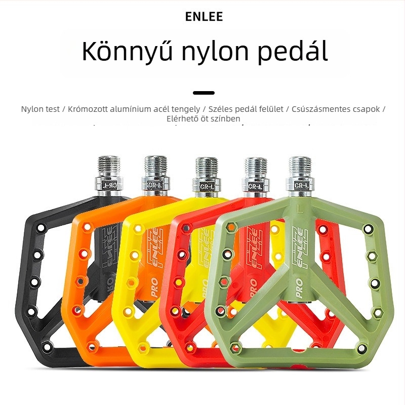 ENLEE F228-PRO Nylon mountain bike pedál, széles, csúszásmentes