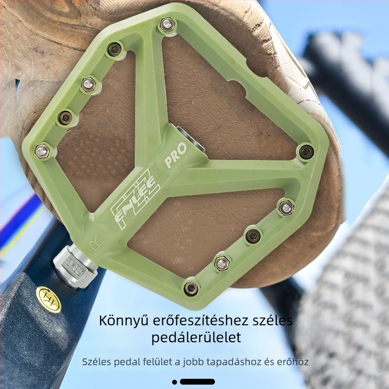 ENLEE F228-PRO Nylon mountain bike pedál, széles, csúszásmentes