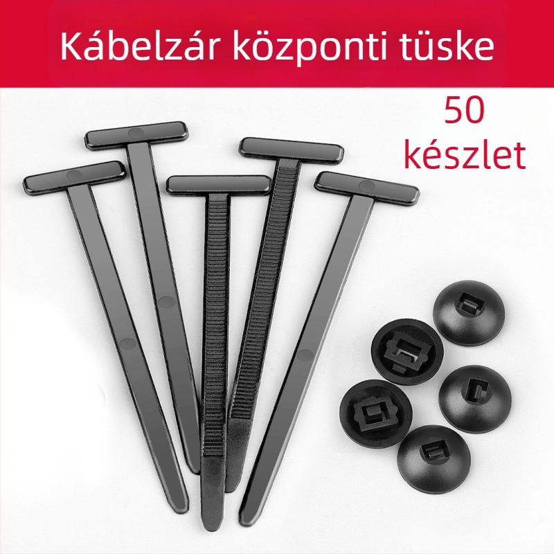 Nylon kábelkötő kapocs tűn keresztül — többfunkciós rögzítő sárvédőkhöz és a csomagtartóhoz (márka: Jts/jiutai)