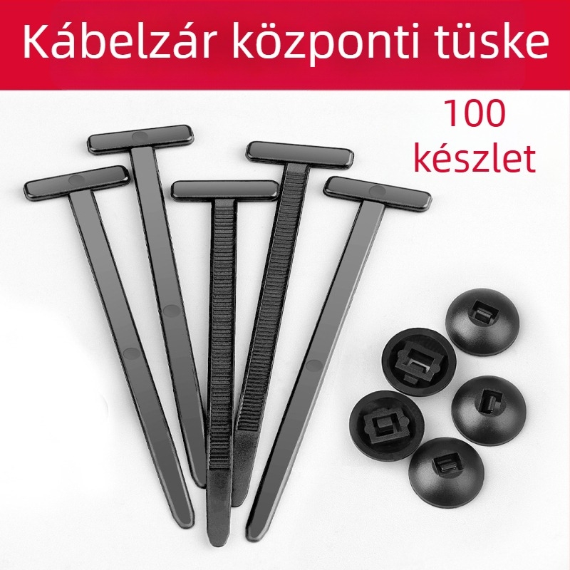 Nylon kábelkötő kapocs tűn keresztül — többfunkciós rögzítő sárvédőkhöz és a csomagtartóhoz (márka: Jts/jiutai)
