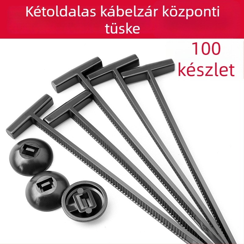 Nylon kábelkötő kapocs tűn keresztül — többfunkciós rögzítő sárvédőkhöz és a csomagtartóhoz (márka: Jts/jiutai)