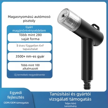 Otthoni magasnyomású vízpisztoly, ABS felépítés, csaphoz csatlakozás, modell 671, 1 éves garancia