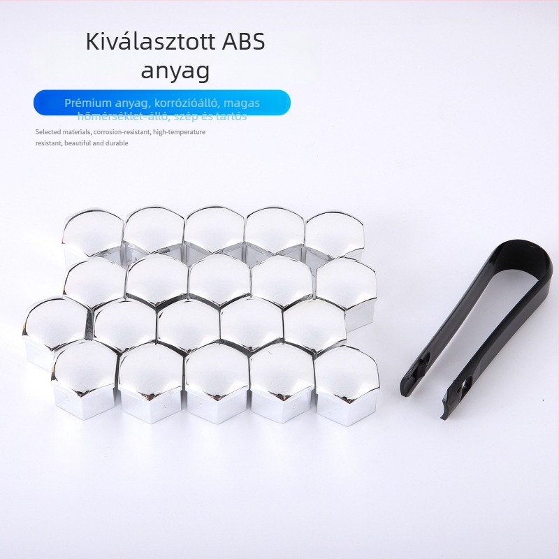 Mercedes-Benz kerékagy csavarvédő sapka, ABS, dekoratív korrózióálló sapka C-Class, E-Class, S-Class és GLC/GLE/GLB modellekhez
