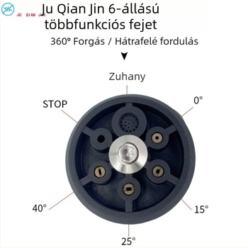 Vezeték nélküli lítium akkumulátoros autómosó készülék, 500 PSI nagynyomású fúvóka, tömeg 56 g, márka Jukianjin