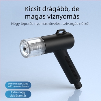 Otthoni magasnyomású vízpisztoly – ABS anyagú test, csaphoz csatlakoztatható, vízsugár oszlopos, 1 év garancia