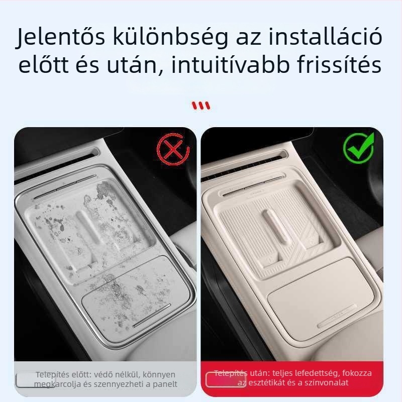 Középkonzol szilikon párna vezeték nélküli töltéshez – csúszásmentes védőburkolat, kompatibilis NIO ES6/EC6