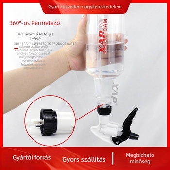 Műanyag autómosó permetező 360°-os fordítható fúvóka, sav- és lúgálló, korrózióálló permetező, modell Ltao614145626607