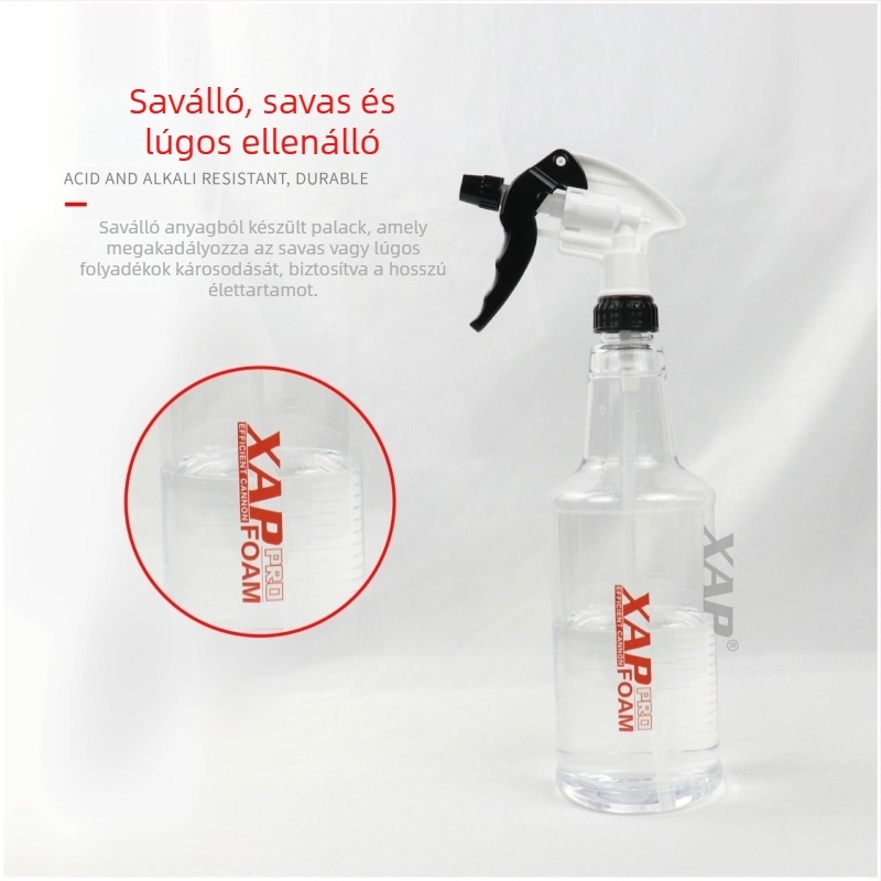Műanyag autómosó permetező 360°-os fordítható fúvóka, sav- és lúgálló, korrózióálló permetező, modell Ltao614145626607