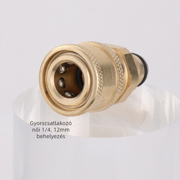 M16 gyorscsatlakozós vízipisztoly adapter, pisztolyfej réz, víznyomás 200, spricctávolság 10, alkalmazás: műanyag pisztoly adapter