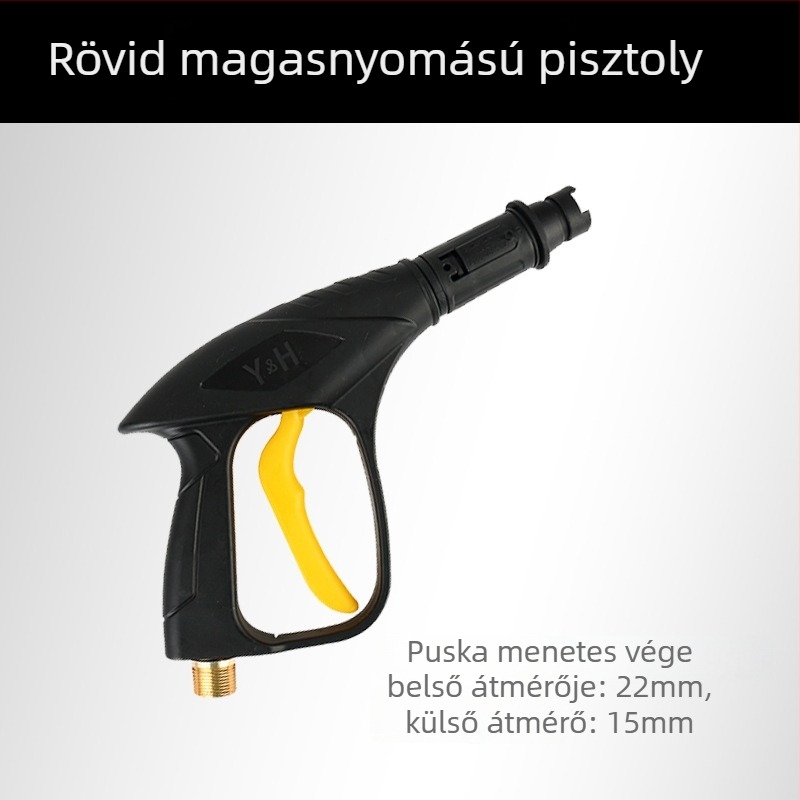 Magasnyomású autómosó pisztoly, ötvözettest, 220V, 3800W, Modell A1009, motoros hajtás