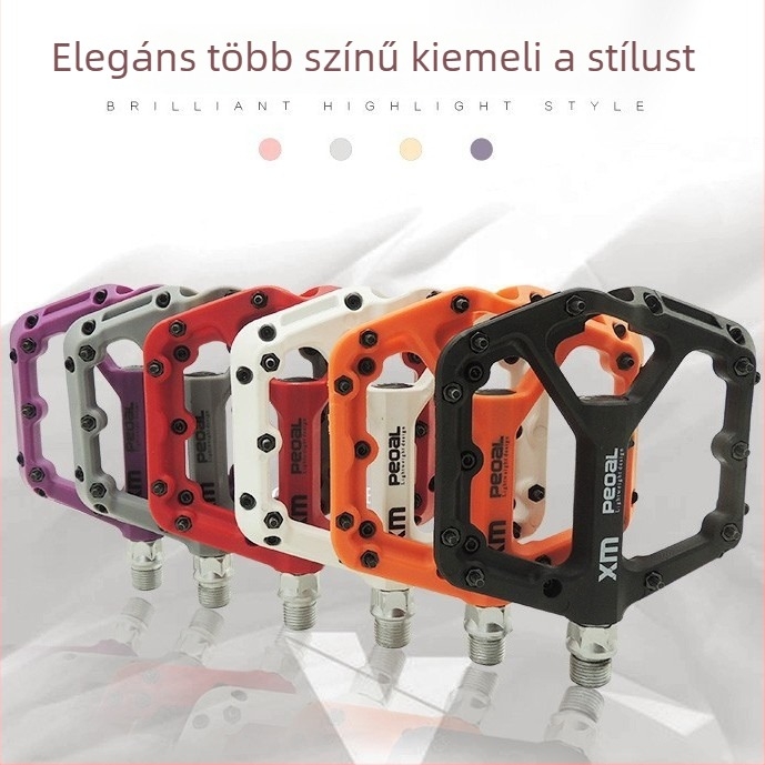 Shimeng NL18 hegymintás kerékpár pedálok ultrakönnyű nylon csapágyakkal és tengelymaggal krom-molibden acél
