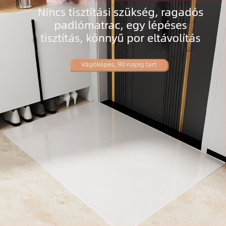 Egyszer használatos porgyűjtő matrac ajtó elé, TPE anyagból, négyszögletes, csúszásmentes