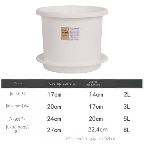 Négy évszakos virágcserép északi minimalist stílusban, kreatív mély Deepot cserép, nagy balkonra pothos számára, műanyag