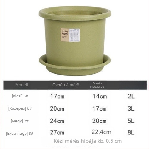 Négy évszakos virágcserép északi minimalist stílusban, kreatív mély Deepot cserép, nagy balkonra pothos számára, műanyag