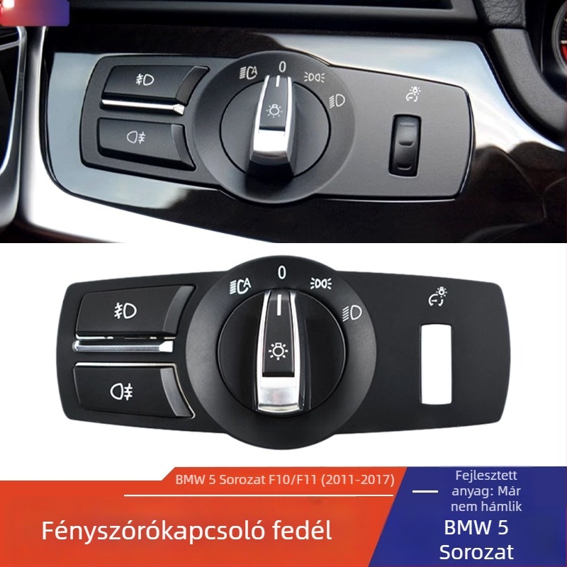 Extreme fényszóró kapcsolópanel BMW 3-as, 5-ös, 7-es sorozat és X1, X3, X4 modellekhez — műanyag kivitel