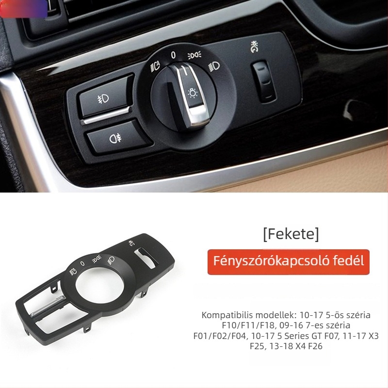 Extreme fényszóró kapcsolópanel BMW 3-as, 5-ös, 7-es sorozat és X1, X3, X4 modellekhez — műanyag kivitel
