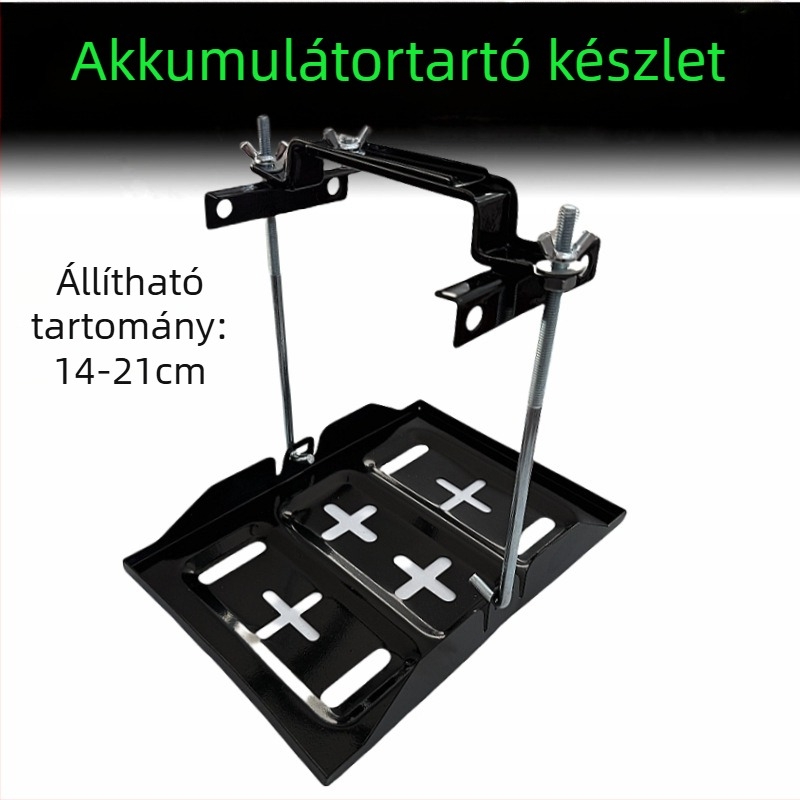 Autó akkumulátor rögzítő kampó és tartó – univerzális, egy darabos kivitel