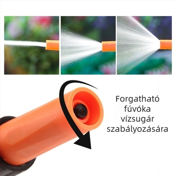 Lexia Magasnyomású vízpisztoly készlet autómosáshoz, műanyag fúvófej, műanyag markolat, permetezési távolság 6–8 m, alkalmas autómosásra, öntözésre és tisztításra