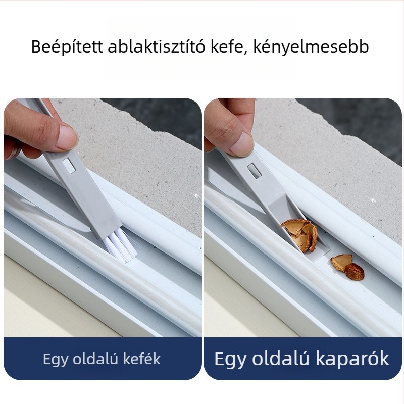 Lapos mop üveg tisztítására hosszabbított teleszkópos rúddal, egyoldali törléssel, ablakok és autóüvegek tisztítására