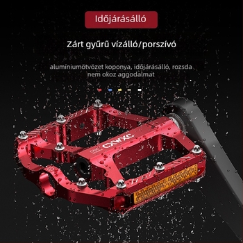 Lapos kerékpárpedál reflektorral (Márka ROCES, Modell CX-330, Anyag: Alumíniumötvözet)