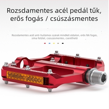 Lapos kerékpárpedál reflektorral (Márka ROCES, Modell CX-330, Anyag: Alumíniumötvözet)