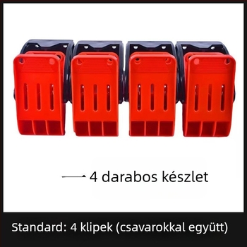 Autópadlós tisztító klipsz, műanyag, falra szerelhető törölközőklip, Chi Weng