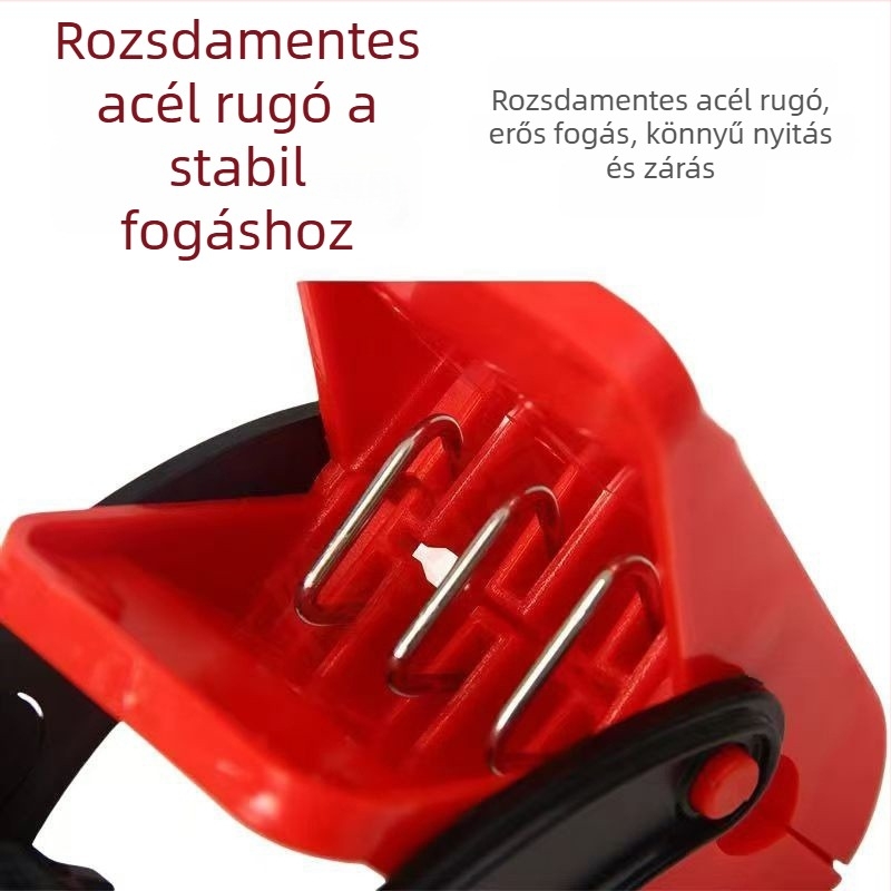 Autópadlós tisztító klipsz, műanyag, falra szerelhető törölközőklip, Chi Weng