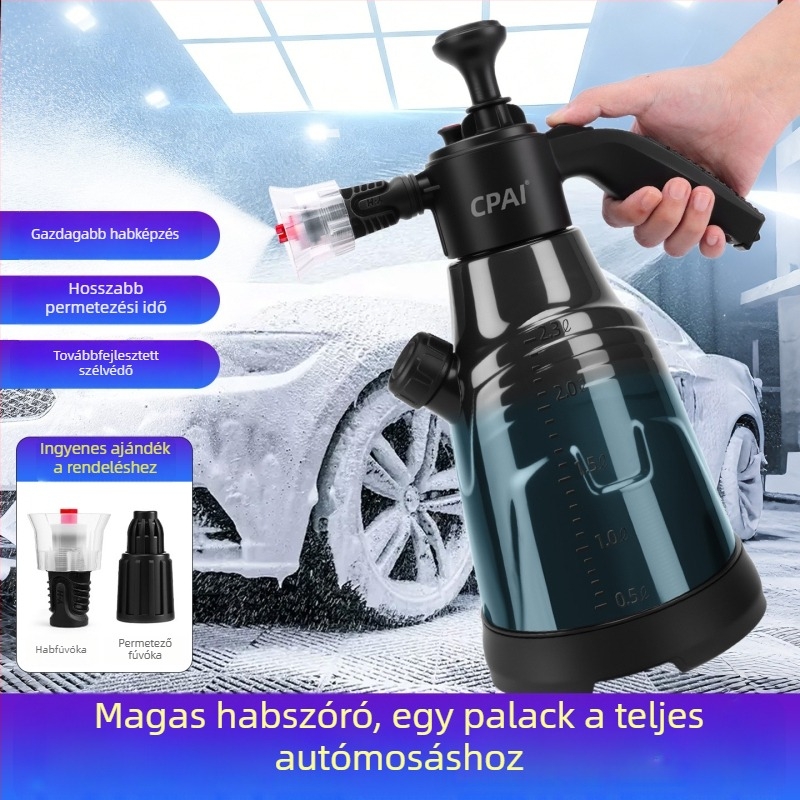 Autómosó habspray légnyomású tisztító eszközzel, kézi nyomású fúvóka, magas nyomású tisztító eszköz