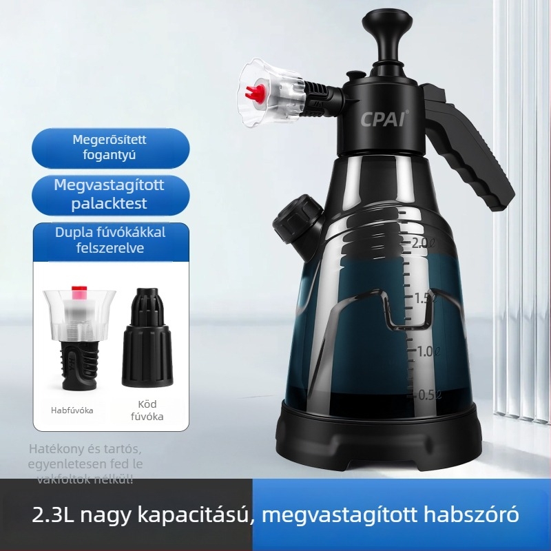 Autómosó habspray légnyomású tisztító eszközzel, kézi nyomású fúvóka, magas nyomású tisztító eszköz