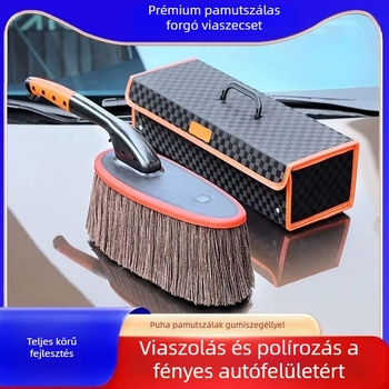 Forgó autóporoló kefe por eltávolítására és tisztítására, kiváló minőségű autóápolási eszköz