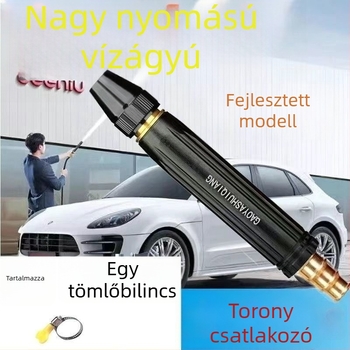 Otthoni Autómosó Pisztoly — Pagoda Típus, ABS Testrész, Állítható Fúvóka, Maximális Nyomás 10, Bemeneti Víz Hőmérséklet 20