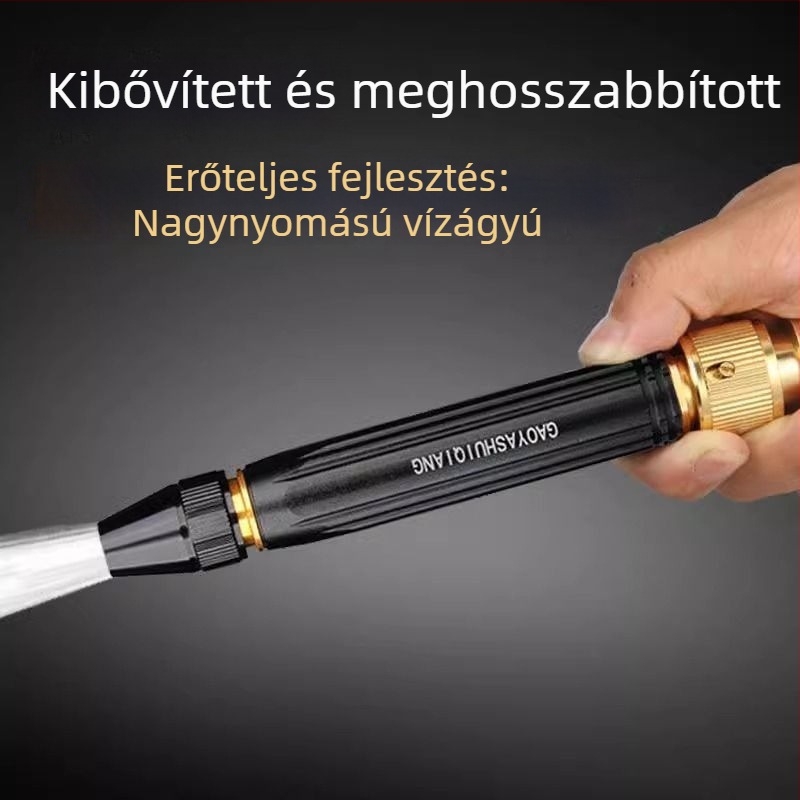 Otthoni Autómosó Pisztoly — Pagoda Típus, ABS Testrész, Állítható Fúvóka, Maximális Nyomás 10, Bemeneti Víz Hőmérséklet 20