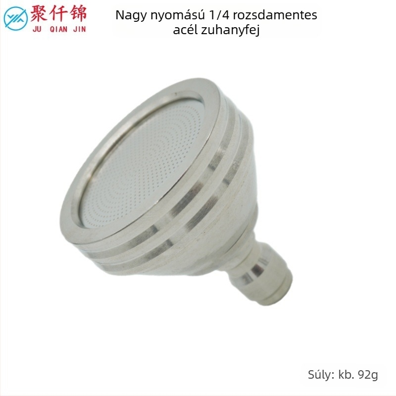 Magasnyomású autómosó vízpisztoly, 1/4 gyorscsatlakozás, rozsdamentes acél — pisztolytest, csatlakozó és fúvóka rozsdamentes acélból, maximális nyomás 250