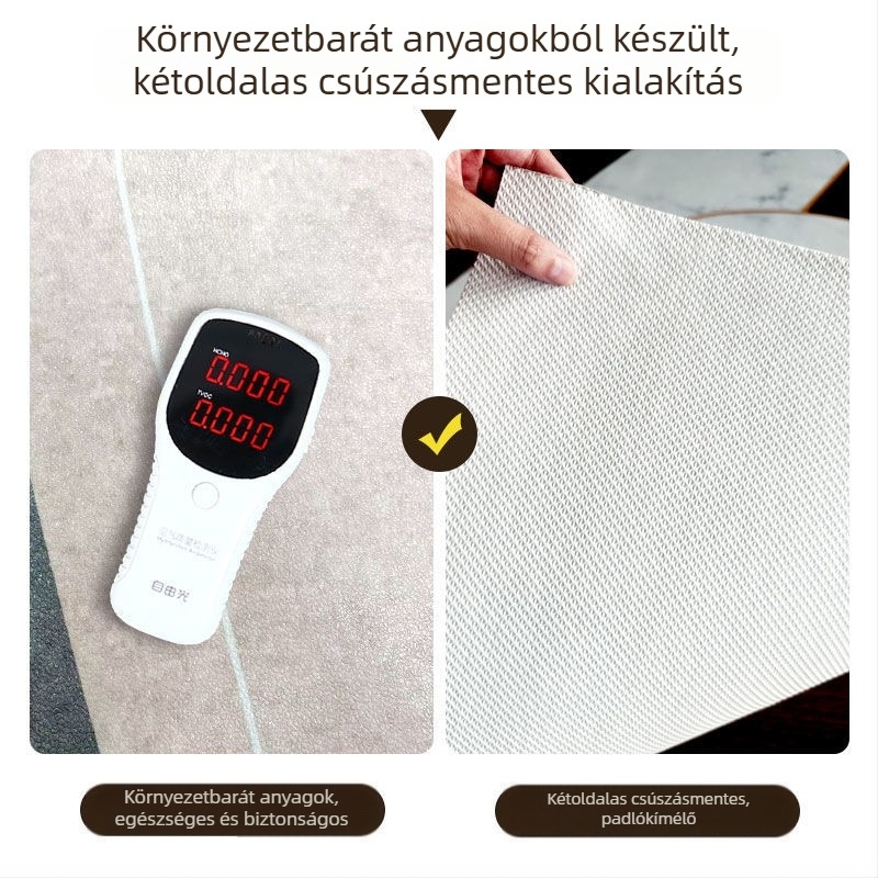 PVC bejárati szőnyeg, prémium kinézet, törölhető, mosás nélkül, csúszásmentes, szennyeződésálló, méretre vágható