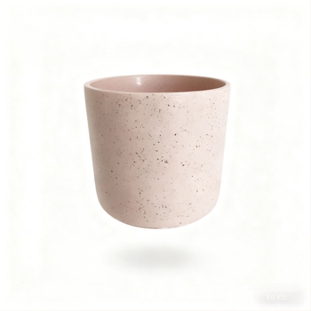 Cement virágcserép mesterséges kőből, terrazzo stílus, kézzel készített; repedésálló, magas hőmérséklet-ellenállás, korrózióálló; tartós; falra, asztalra vagy padlóra alkalmas
