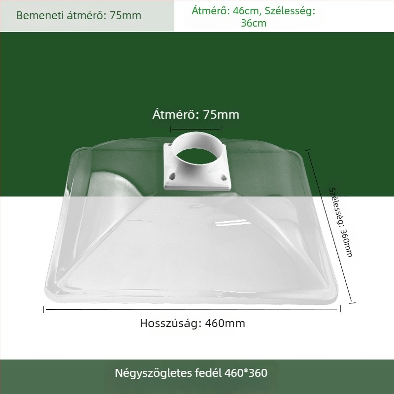 Moxibustion és hegesztéshez készült füstelszívó sapka | légáramlás 50 m3/h, zaj <36 dB, AC tápegység | Márka Nine-leaf wind | Modell Moxibustion solder exhaust hood