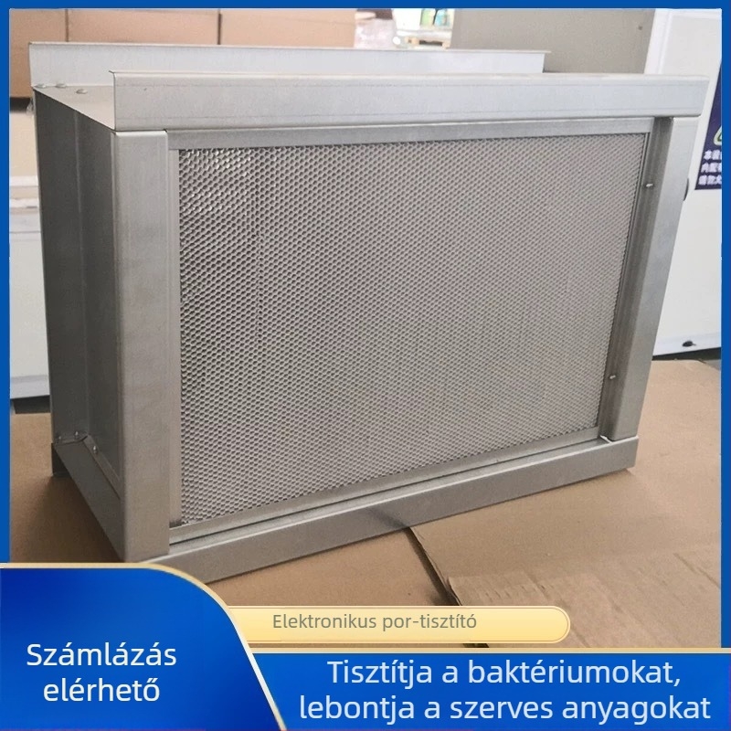 Légtisztító: cső alakú katalitikus tisztító, magasfeszültségű korona technológia