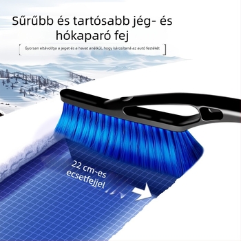 Autóhoz készült hóseprű és hóeke - ABS + alumíniumötvözet, hóseprű, hóeke, tisztító eszköz