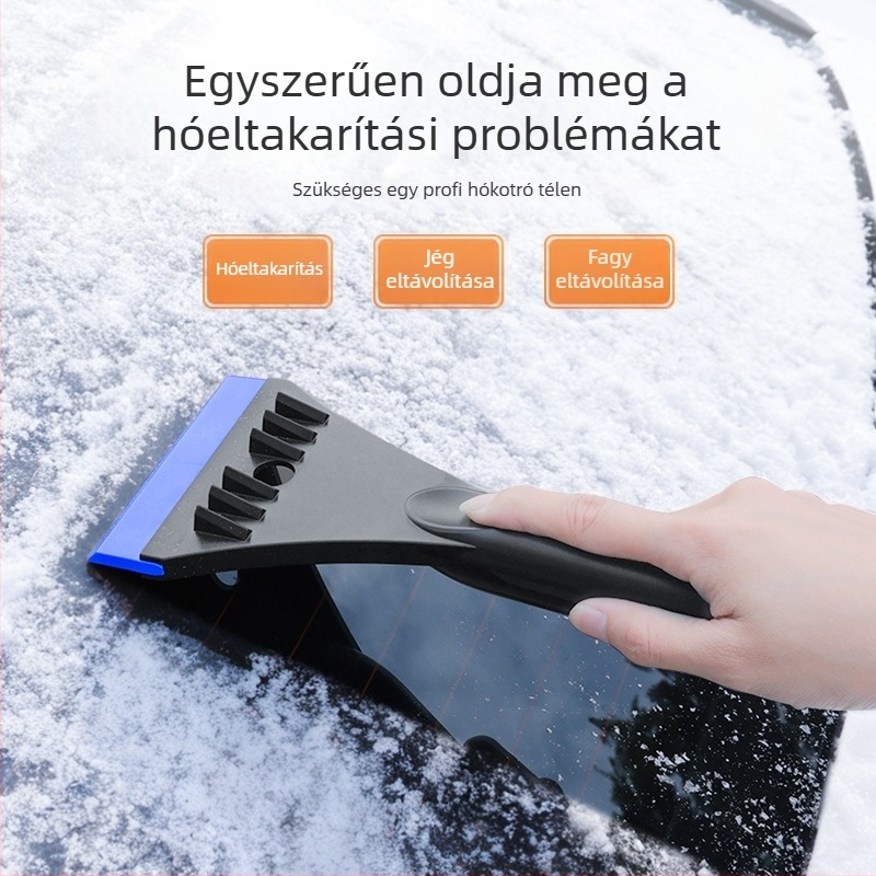 Autó téli hóelvonó lapát – többfunkciós jégeltávolító, műanyag hóeltávolító eszköz, testreszabható dizájn