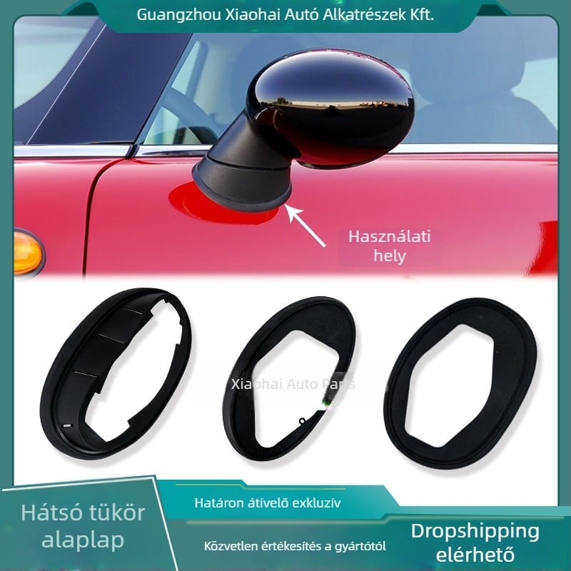 MINI hátsó tükör gumis tömítése modellekhez R50, R52, R53, R55, R56, R57, R58, R59, R60, R61, anyag: természetes gumi